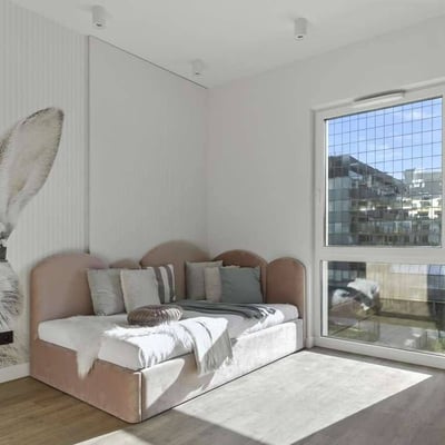 Долгосрочная аренда стильной 4-комнатной квартиры, 87 м², Воля, Варшава, Польша